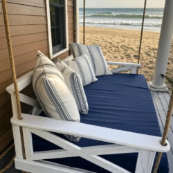 Cross-Braced Hanging Porch Swing