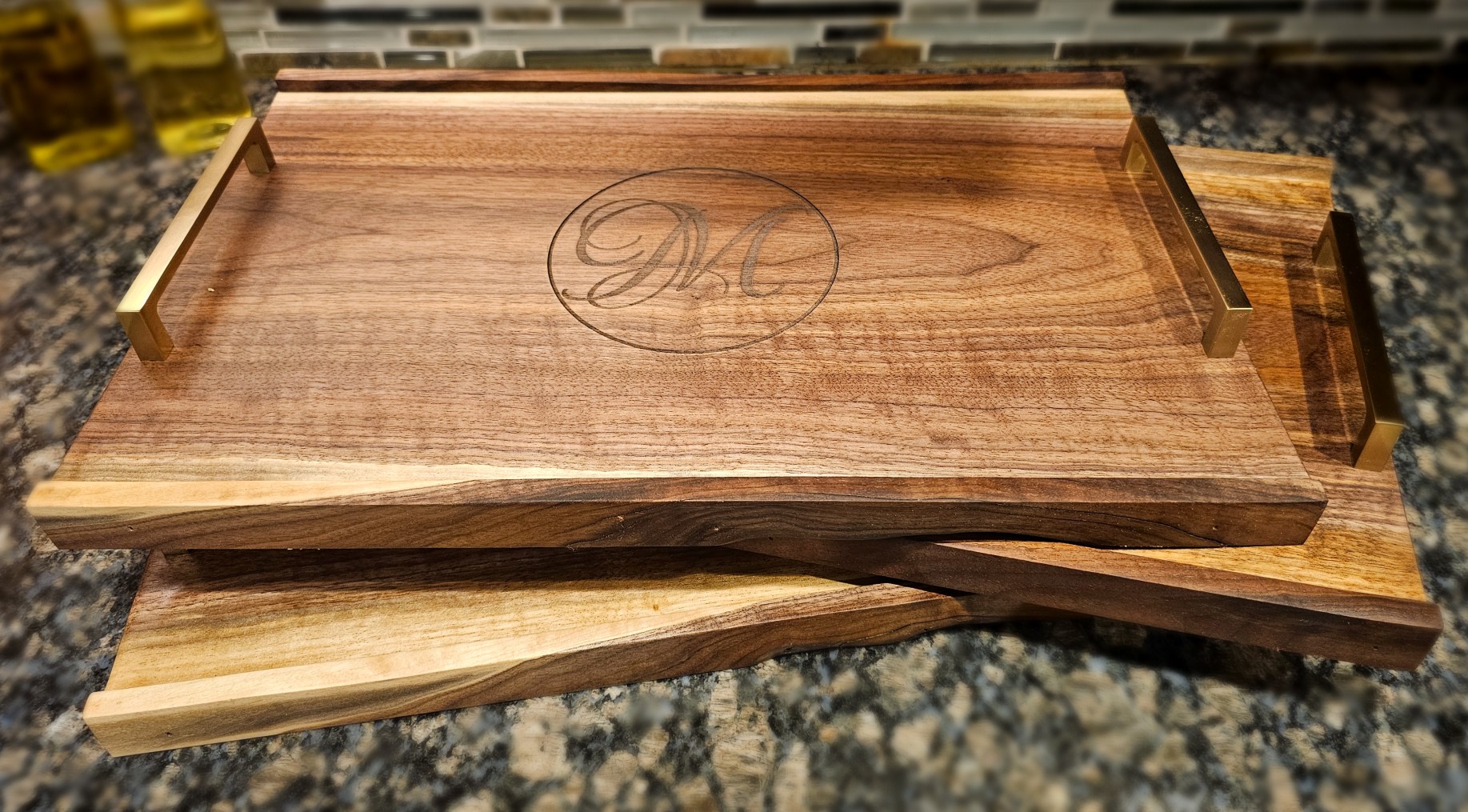 Walnut Tray Walnut Serving Tray - Rusty Boards